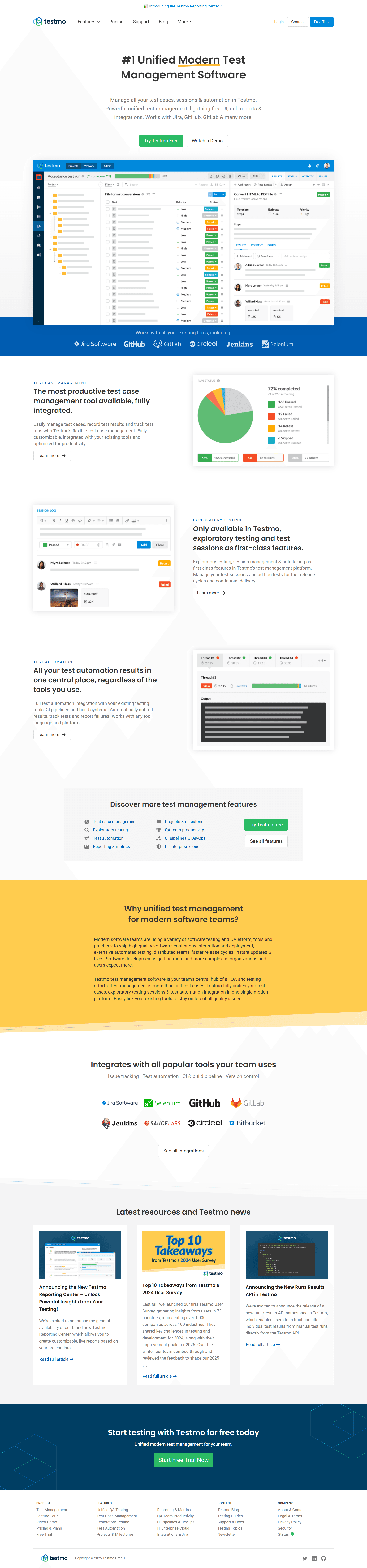 Testmo – Unified Test Management Platform